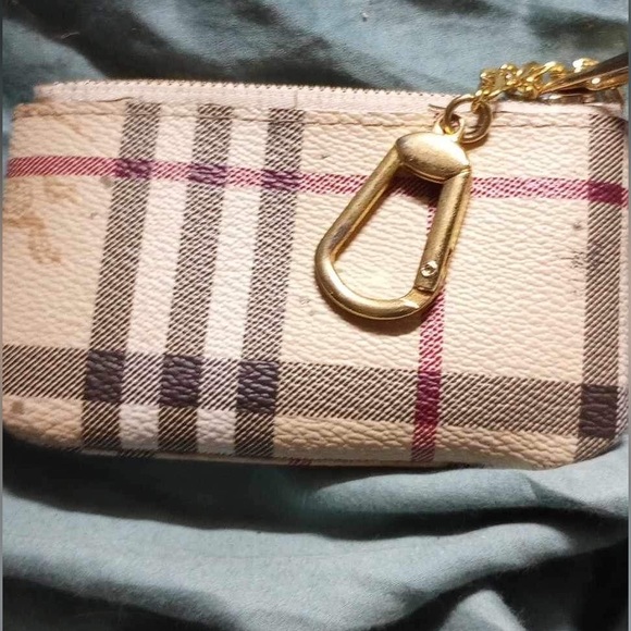 Burberry Check Strap Coin Case - Picture 2 of 3